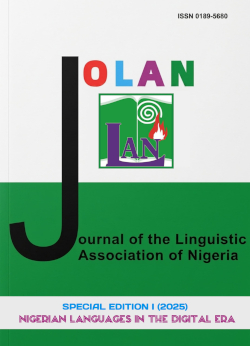 					View 2025: Journal of the Linguistic Association of Nigeria, Special Edition I
				